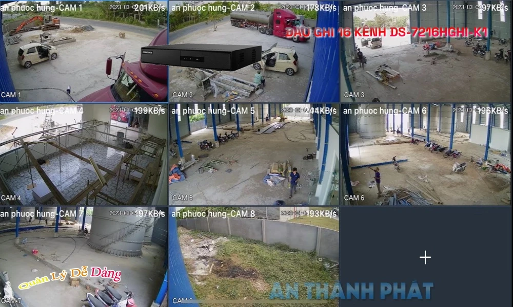 ✲  DS-7216HGHI-K1 Hikvision Thiết kế Đẹp