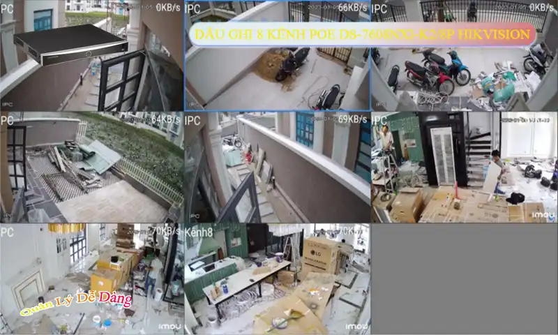 DS-7608NXI-K2/8P Đầu Ghi Hình