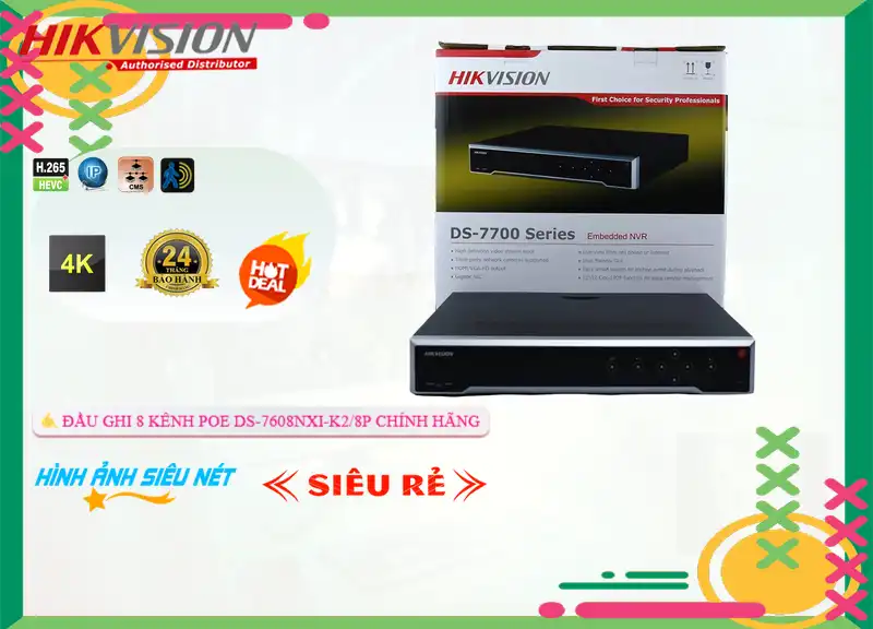 DS-7608NXI-K2/8P Đầu ghi Camera Hikvision Hình Ảnh Đẹp,DS-7608NXI-K2/8P Tiết kiệm,DS-7608NXI-K2/8P tốt nhất,Thông số DS-7608NXI-K2/8P Cấp Nguồ Qua Dây Mạng ,Bán rẻ DS-7608NXI-K2/8P,Giá DS-7608NXI-K2/8PChất Lượng Hình sắc nét ,Giá kỹ thuật ,DS-7608NXI-K2/8P Bán Sỉ,Giá Bán DS-7608NXI-K2/8P,Địa Chỉ Bán DS-7608NXI-K2/8P,thông số DS-7608NXI-K2/8P,DS-7608NXI-K2/8P sale mạnh,DS-7608NXI-K2/8P Giá Khuyến Mãi