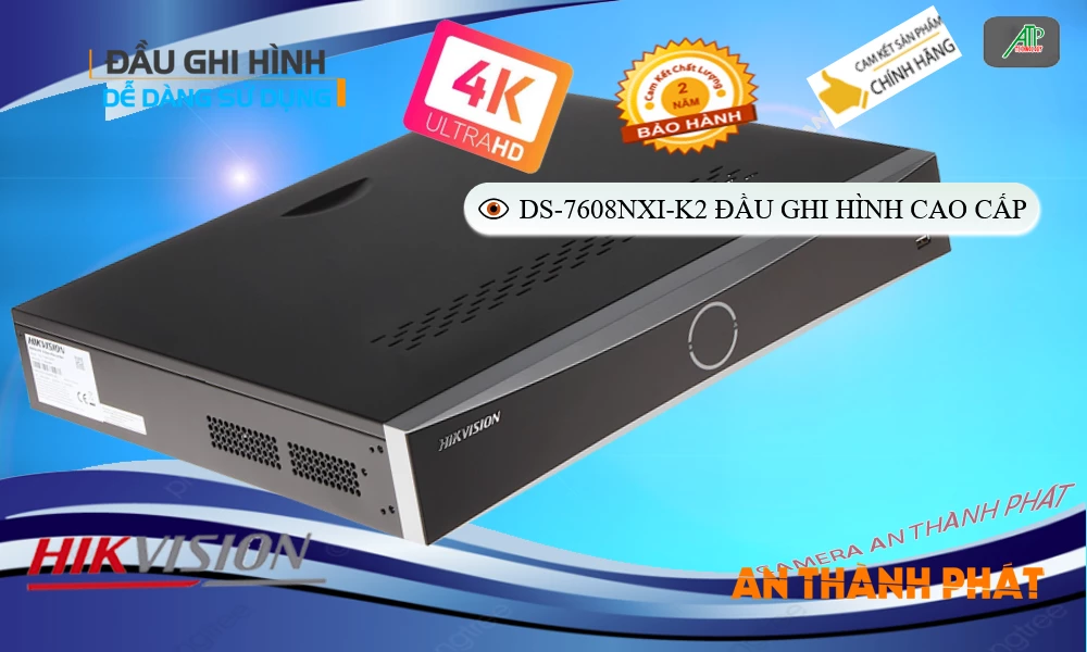 DS-7608NXI-K2 Đầu Thu Hikvision