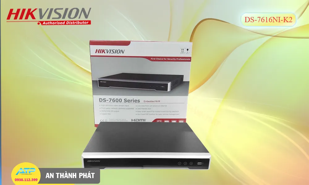 Đầu Thu Hikvision DS-7616NI-K2 Đầu Thu Hikvision DS-7616NI-K2