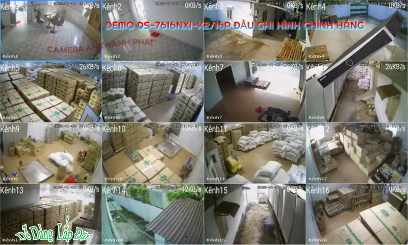 Đầu Thu DS-7616NXI-K2/16P Hikvision