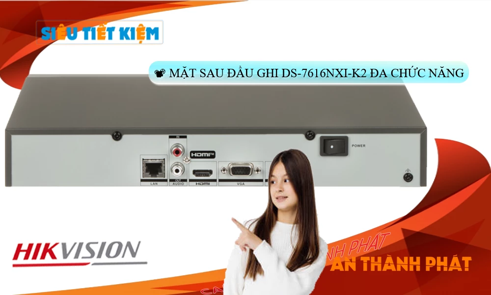 DS-7616NXI-K2 Đầu ghi Camera Hikvision DS-7616NXI-K2 Đầu ghi Camera Hikvision