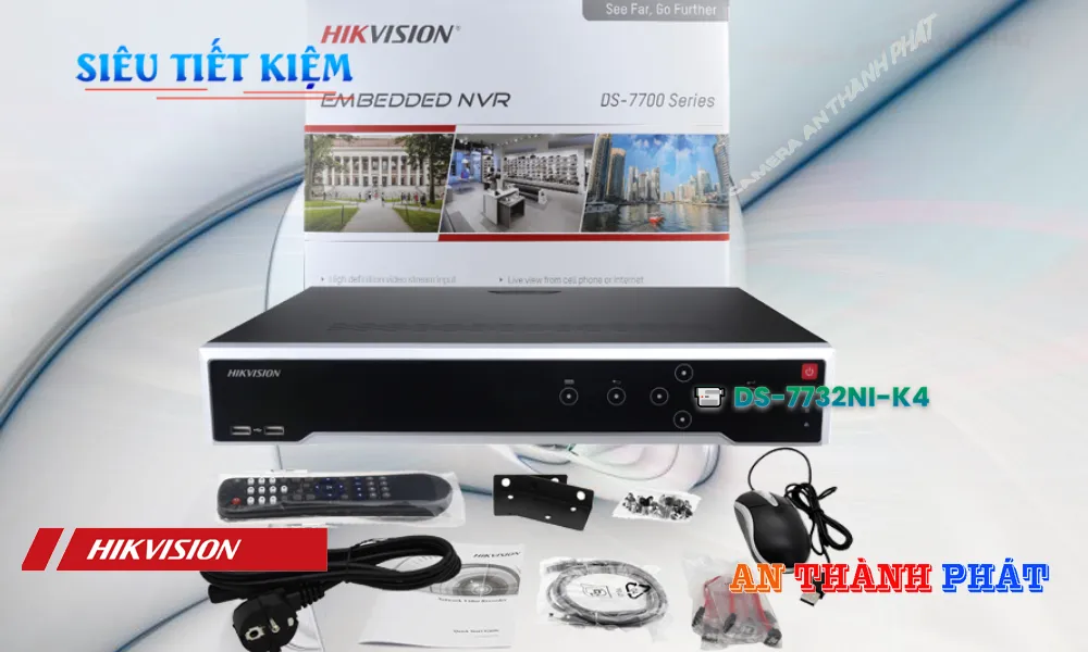 DS-7732NI-K4 Đầu Ghi Hikvision DS-7732NI-K4 Đầu Ghi Hikvision