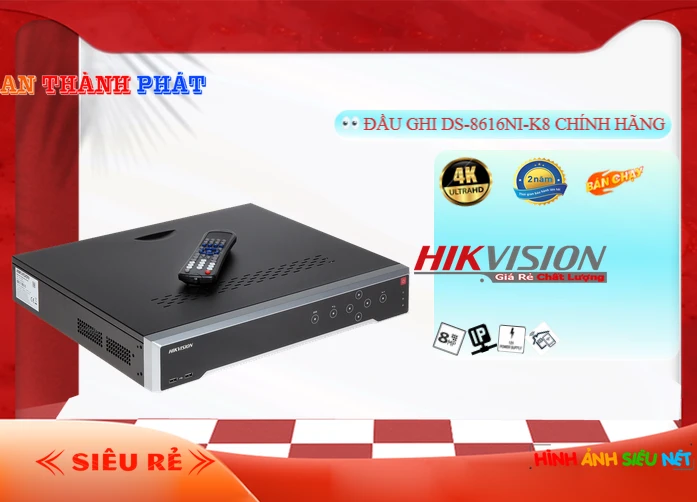 DS 8616NI K8,Đầu Thu KTS Hikvision DS-8616NI-K8 Công Nghệ Mới,DS-8616NI-K8 Giá Hấp Dẫn,DS-8616NI-K8 HD IP  giá mới nhất,DS-8616NI-K8 Chính hãng,Bán rẻ DS-8616NI-K8,DS-8616NI-K8 bán rẻ,DS-8616NI-K8 nơi bán rẻ nhất,Giá Bán DS-8616NI-K8,Địa Chỉ Bán DS-8616NI-K8,thông số DS-8616NI-K8,tuổi thọ DS-8616NI-K8,DS-8616NI-K8 Chất lượng nhất,DS-8616NI-K8 Giá hấp dẫn