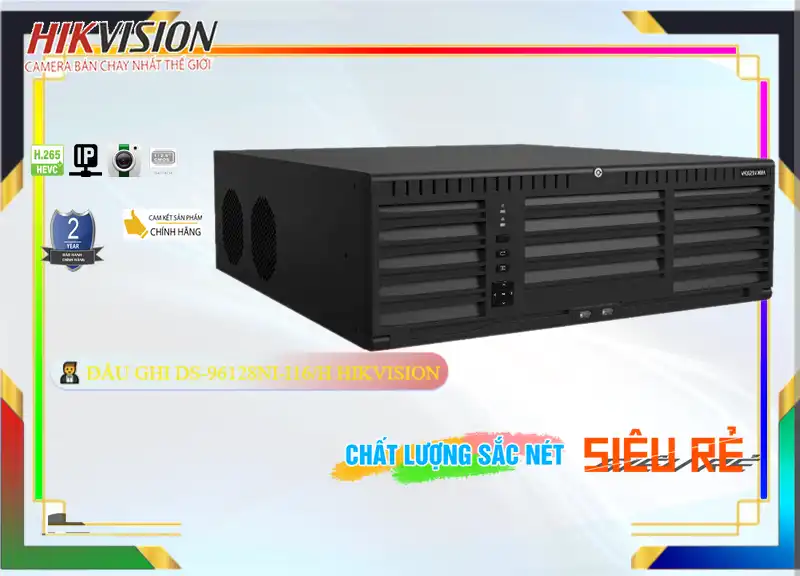 DS-96128NI-I16/H sắc nét Hikvision DS-96128NI-I16/H sắc nét Hikvision
