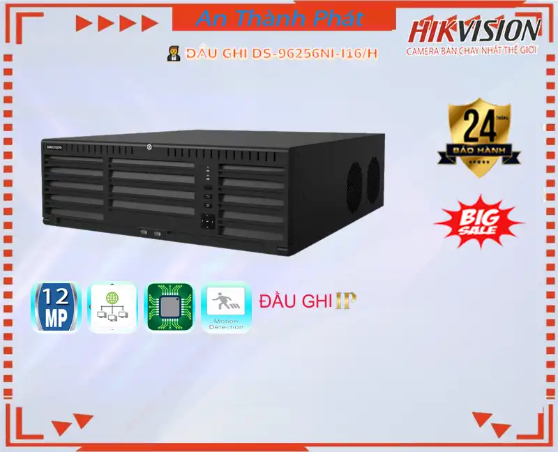 DS-96256NI-I16/H sắc nét Hikvision DS-96256NI-I16/H sắc nét Hikvision