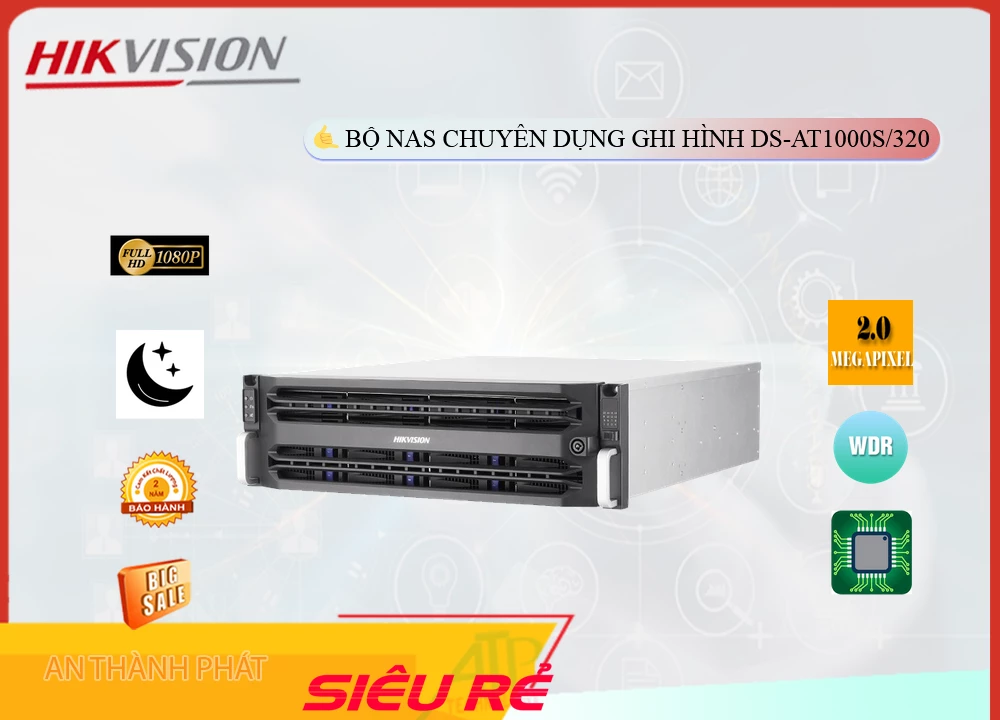 ✓ Đầu Ghi Camera DS-AT1000S/320 Hikvision Giá rẻ ✓ Đầu Ghi Camera DS-AT1000S/320 Hikvision Giá rẻ