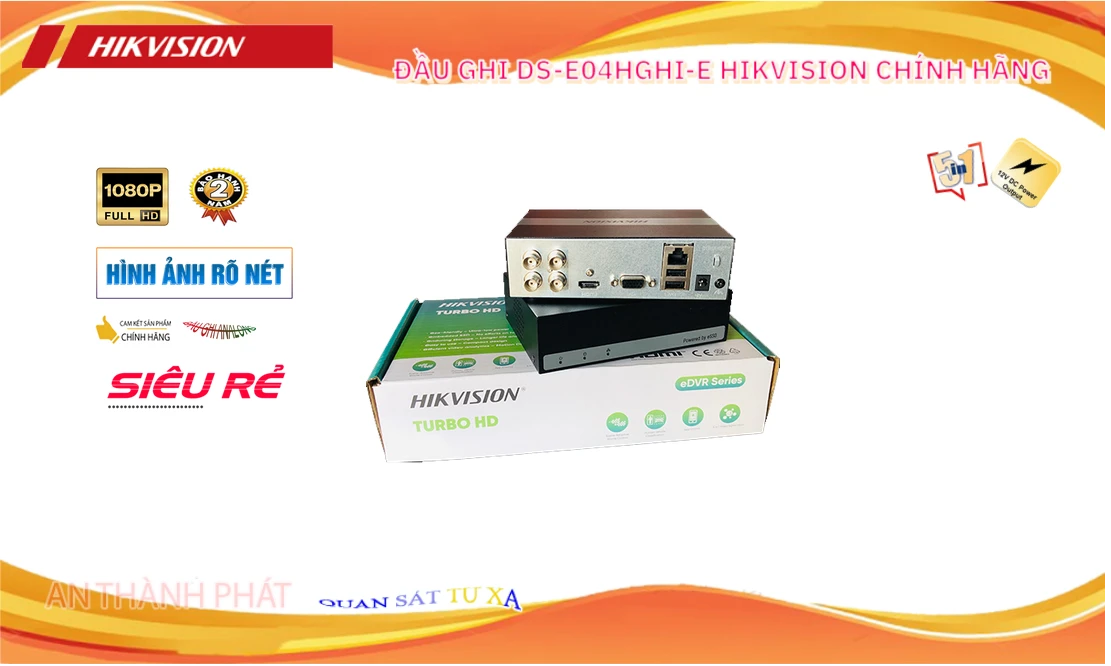 Đầu Thu KTS Hikvision DS-E04HGHI-E Chức Năng Cao Cấp