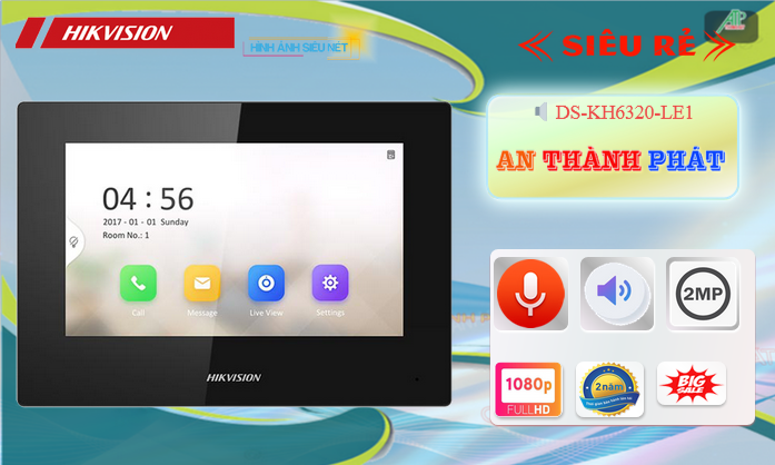 Hikvision DS-KH6320-LE1  Chuôn cửa thông minh