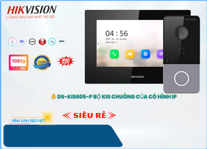 Chuông cửa thông minh DS-KIS605-P,DS-KIS605-P giá kỹ thuật,DS-KIS605-P rẻ nhất,DS-KIS605-P Giá rẻ nhất,Công ty bán DS-KIS605-P,DS KIS605 P,thông số DS-KIS605-P,công nghê DS-KIS605-P,giá kỹ thuật DS-KIS605-P,Phân Phối Sỉ DS-KIS605-P,DS-KIS605-P bán uy tín,sale DS-KIS605-P,DS-KIS605-P Giá Thấp Nhất,Giá Bán DS-KIS605-P,DS-KIS605-P giá mới nhất,DS-KIS605-P Bán Lỗ