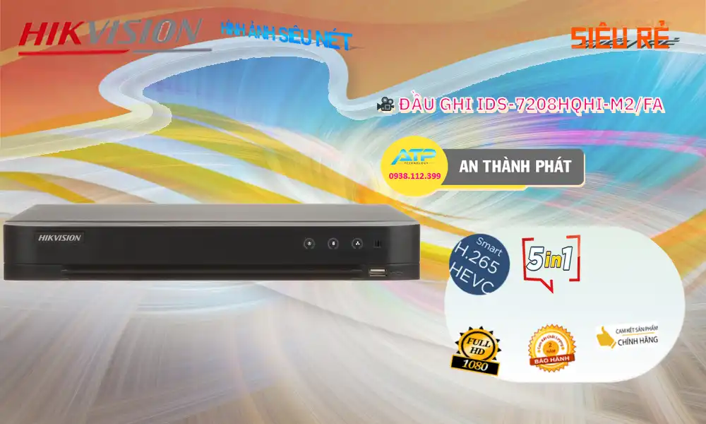 IDS-7208HQHI-M2/FA Đầu Thu Hikvision
