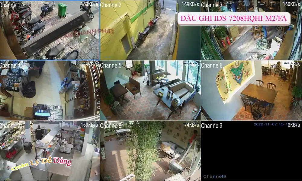 IDS-7208HQHI-M2/FA Đầu Thu Hikvision