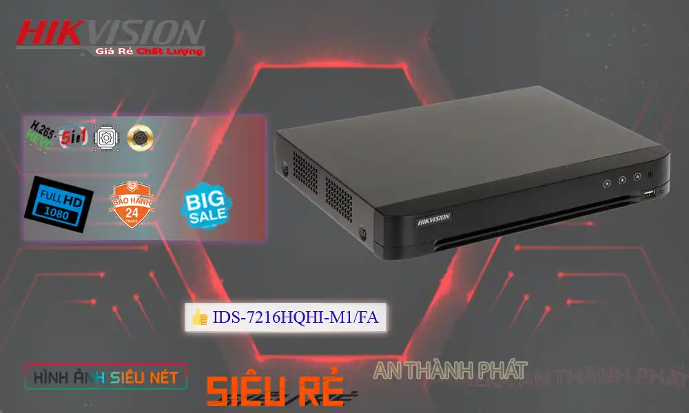✪ Đầu Ghi Camera IDS-7216HQHI-M1/FA Hikvision Thiết kế Đẹp ✪ Đầu Ghi Camera IDS-7216HQHI-M1/FA Hikvision Thiết kế Đẹp