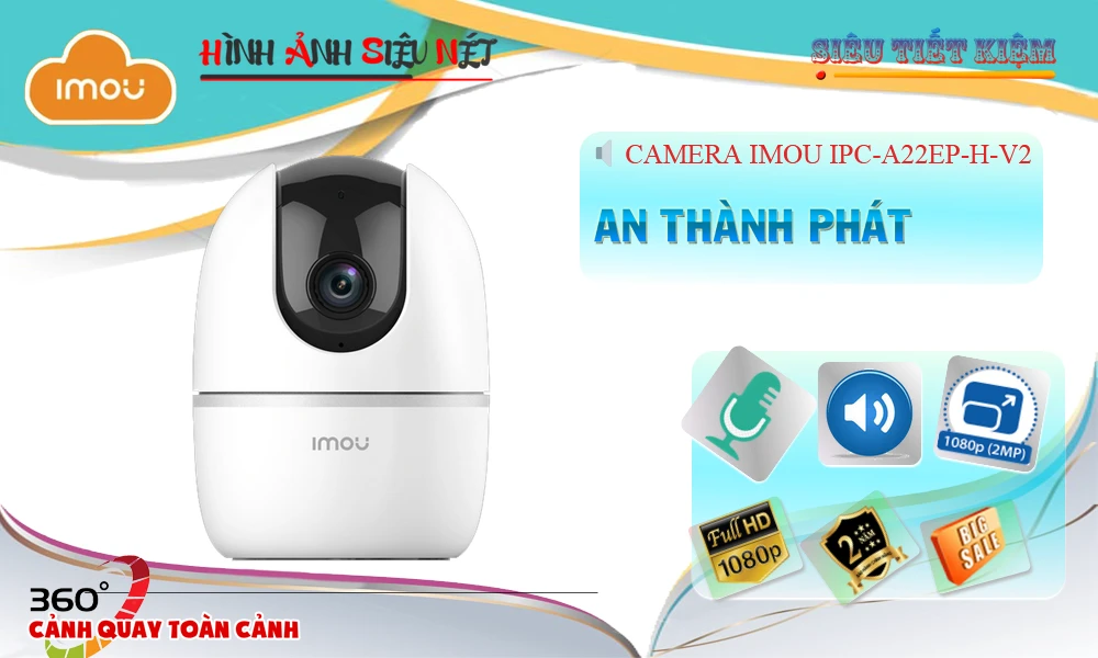 Camera Wifi Imou A22EP SắC Nét Camera Wifi Imou A22EP SắC Nét