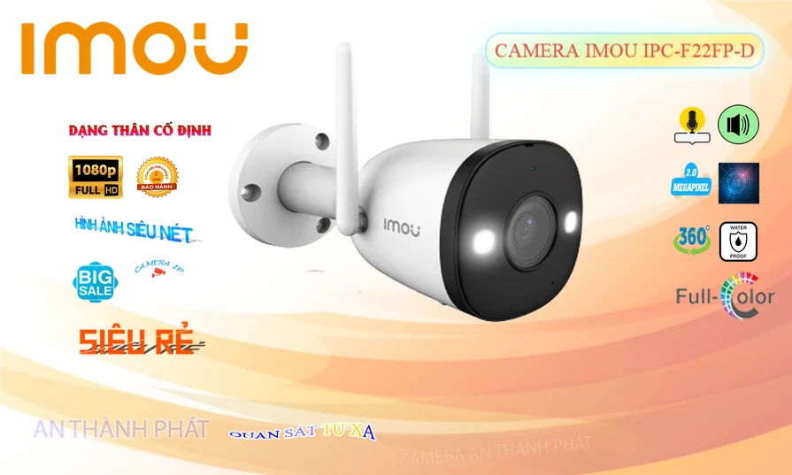 Camera Wifi Imou Chất Lượng IPC-F22FP-D