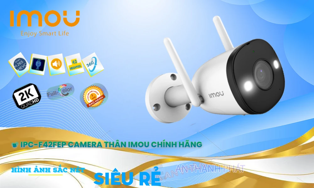 Camera Imou Ngoài Trời IPC-F42FEP Full Color
