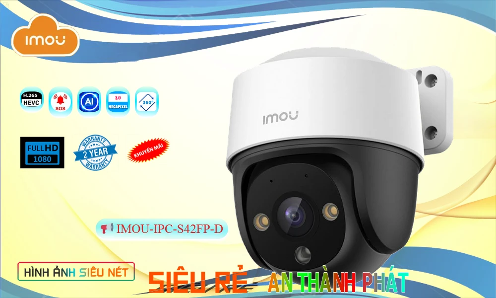 Camera IPC-S42FP-D Wifi Imou Thiết kế Đẹp Camera IPC-S42FP-D Wifi Imou Thiết kế Đẹp