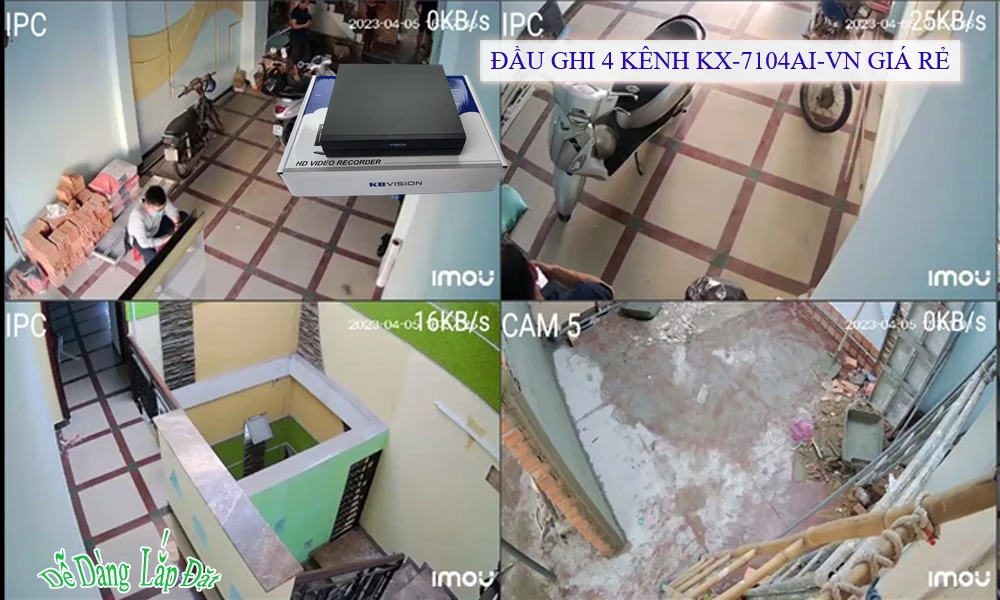 Đầu ghi KBvision KX-7104Ai-VN Mẫu Đẹp Đầu ghi KBvision KX-7104Ai-VN Mẫu Đẹp