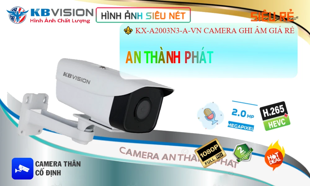 Camera Giám Sát KX-A2003N3-A-VN KBvision Giá Rẻ Camera Giám Sát KX-A2003N3-A-VN KBvision Giá Rẻ