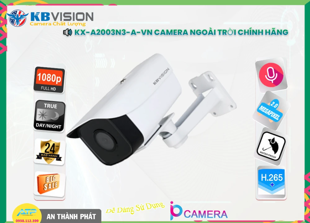 Camera Giám Sát KX-A2003N3-A-VN KBvision Giá Rẻ Camera Giám Sát KX-A2003N3-A-VN KBvision Giá Rẻ
