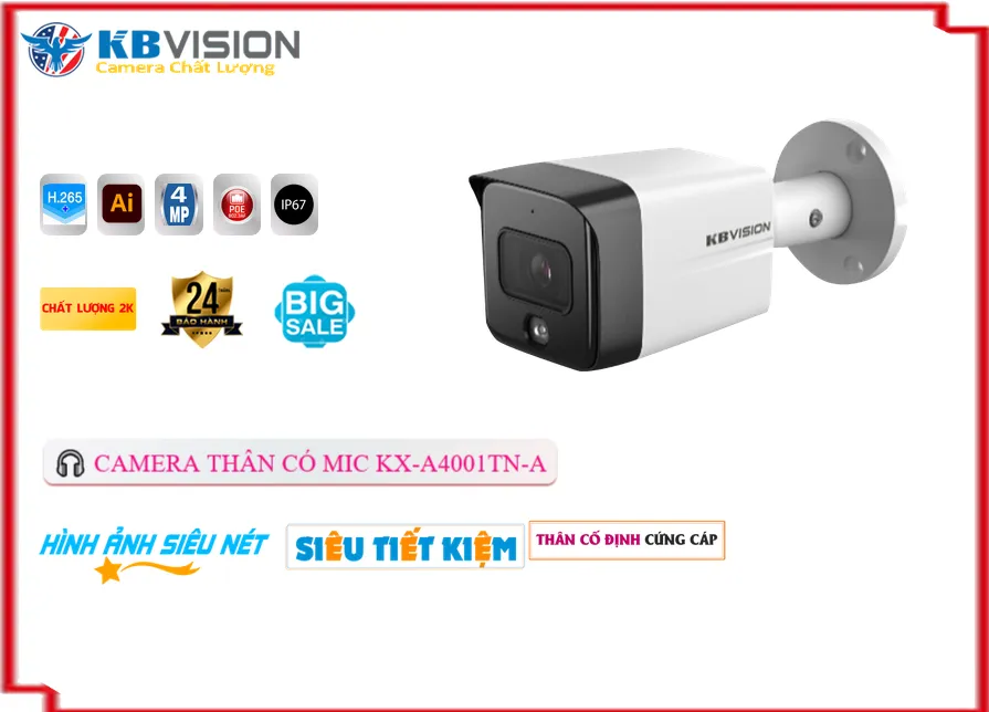 Camera Kbvision KX-A4001TN-A Camera Kbvision KX-A4001TN-A