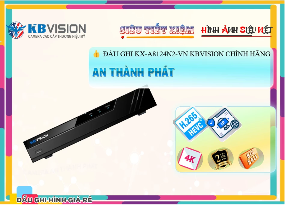 KX-A8124N2-VN Đầu ghi Camera KBvision Đang giảm giá KX-A8124N2-VN Đầu ghi Camera KBvision Đang giảm giá