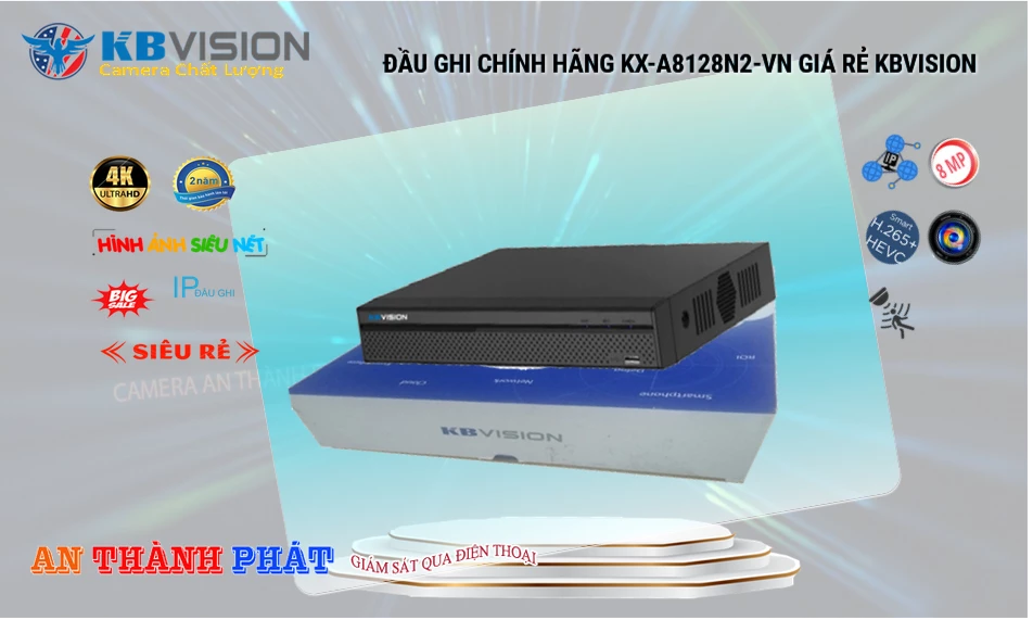 KX-A8128N2-VN Đầu ghi Camera KBvision