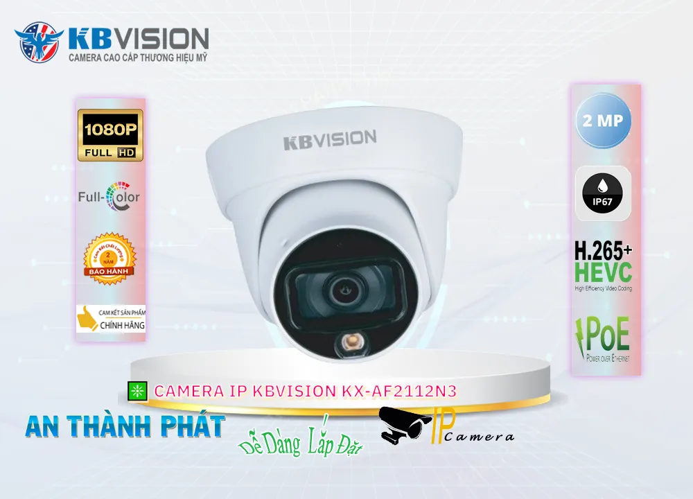 Camera IP Full Color Kbvision KX-AF2112N3,Thông số KX-AF2112N3,KX-AF2112N3 giá mới nhất,KX-AF2112N3 Công Nghệ POE  Bán Sỉ, Camera quan sát KX AF2112N3,KX-AF2112N3 giá hấp dẫn,Giá Bán KX-AF2112N3 FULL HD 1080P 2.0 MP ,KX-AF2112N3 Chính hãng,Bán rẻ KX-AF2112N3,Giá KX-AF2112N3,thông số KX-AF2112N3,KX-AF2112N3 giá mới nhất,KX-AF2112N3 Giá chiết khấu,KX-AF2112N3 rẻ nhất