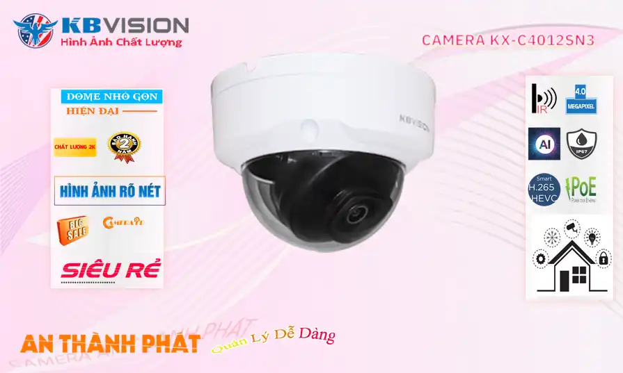 KX-C4012SN3 KBvision Với giá cạnh tranh