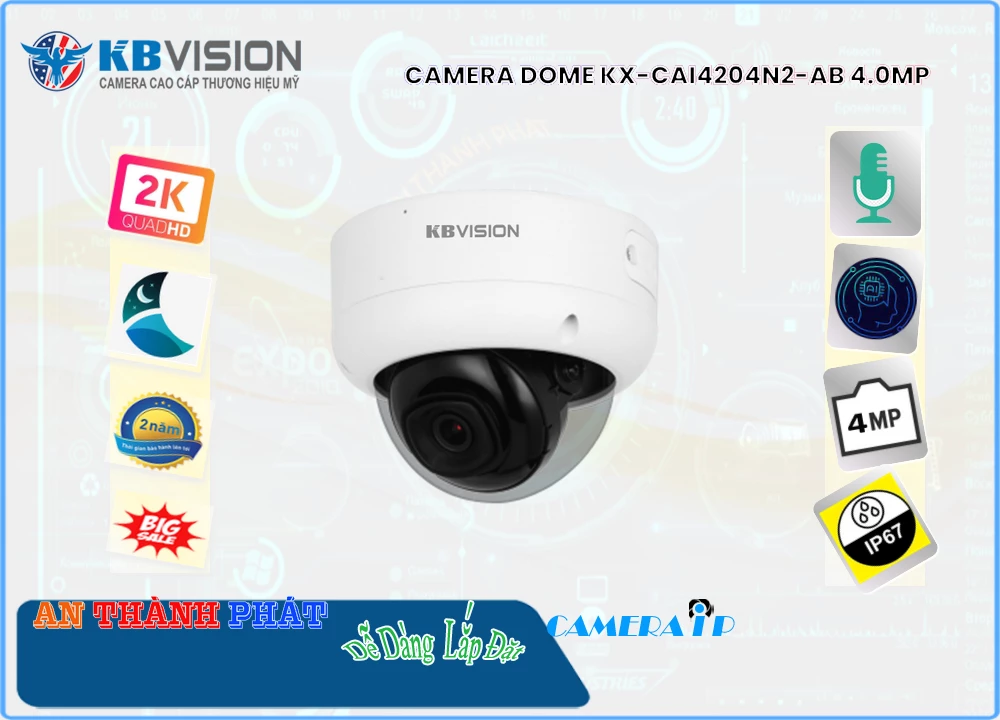 KX-CAi4204N2-AB Camera KBvision KX-CAi4204N2-AB Camera KBvision