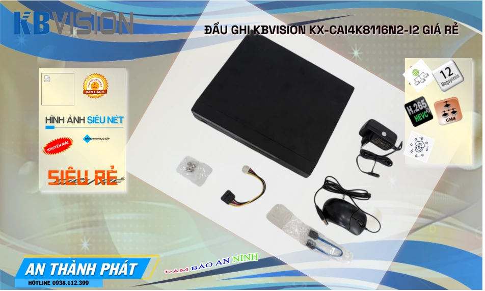 Đầu Ghi KX-CAi4K8116N2-I2 Đầu Ghi KX-CAi4K8116N2-I2