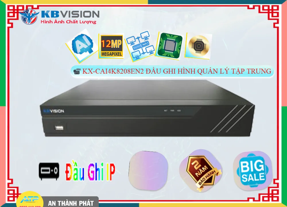 ✪ KX-CAi4K8208EN2 Đầu Ghi Hình Chi phí phù hợp ✪ KX-CAi4K8208EN2 Đầu Ghi Hình Chi phí phù hợp