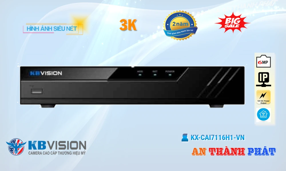 Đầu Thu KTS KBvision KX-CAi7116H1-VN ✪