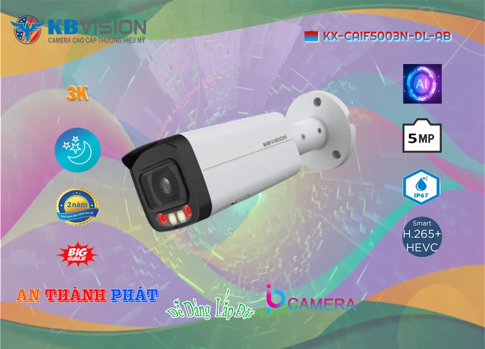 Camera KX-CAiF5003N-DL-AB Đang giảm giá