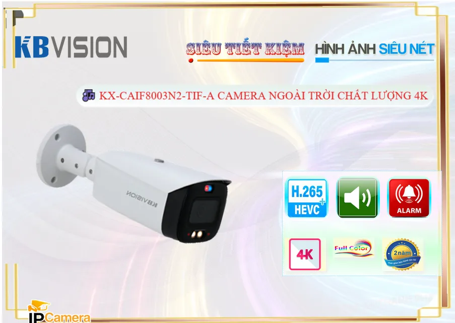 Camera An Ninh KBvision KX-CAiF8003N2-TiF-A Giá tốt Camera An Ninh KBvision KX-CAiF8003N2-TiF-A Giá tốt