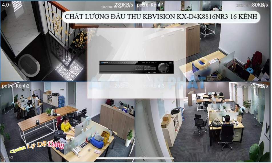 Đầu Thu KTS KBvision KX-D4K8816NR3 Chức Năng Cao Cấp