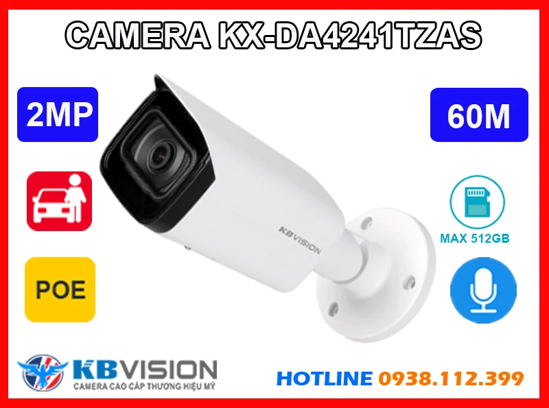 KX-DA4241TZAS,KX-DA4241TZAS Giá rẻ,KX DA4241TZAS,chức năng KX-DA4241TZAS Cấp Nguồn Qua Dây Mạng thông số có Phát hiện chuyển động, phát hiện con người Camera Giá Rẻ KBvision ,thông số KX-DA4241TZAS,giá kỹ thuật Loại Camera an ninh KX-DA4241TZAS,Giá kỹ thuật KX-DA4241TZAS,KX-DA4241TZAS mới