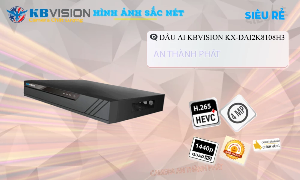KX-DAi2K8108H3 Đầu Ghi Hình Chức Năng Cao Cấp