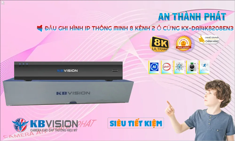 KBvision KX-DAi4K8208EN3 Hình Ảnh Đẹp KBvision KX-DAi4K8208EN3 Hình Ảnh Đẹp