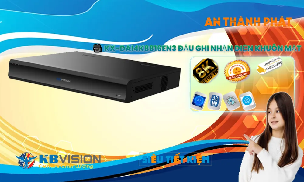KX-DAi4K8816EN3 Sắc Nét KBvision KX-DAi4K8816EN3 Sắc Nét KBvision