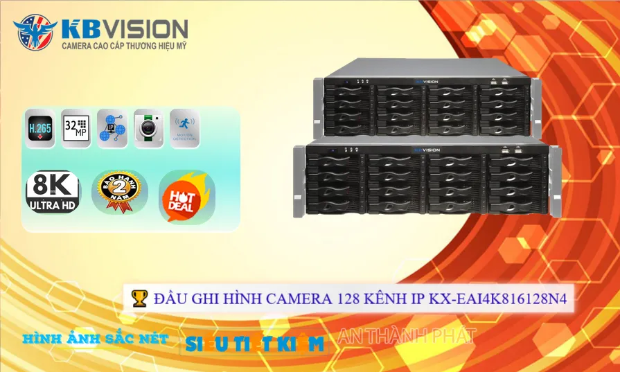 KBvision KX-EAi4K816128N4 Siêu rẻ KBvision KX-EAi4K816128N4 Siêu rẻ