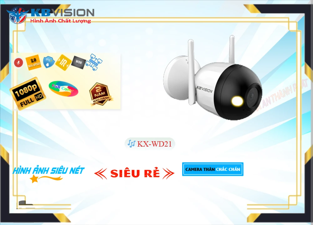Camera KX-WD21 KBvision đang khuyến mãi Camera KX-WD21 KBvision đang khuyến mãi
