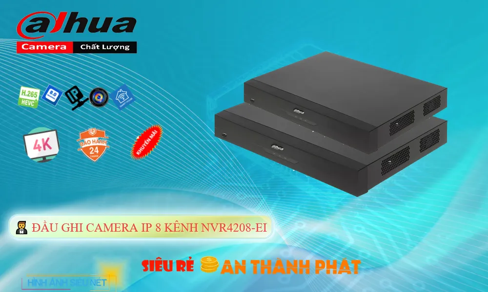NVR4208-EI sắc nét Dahua