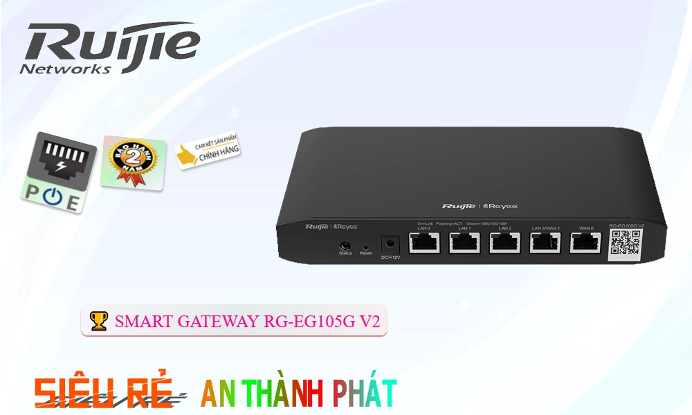 Hãng Ruijie Bộ Quản Lý Mạng RG-EG105G V2 Hãng Ruijie Bộ Quản Lý Mạng RG-EG105G V2
