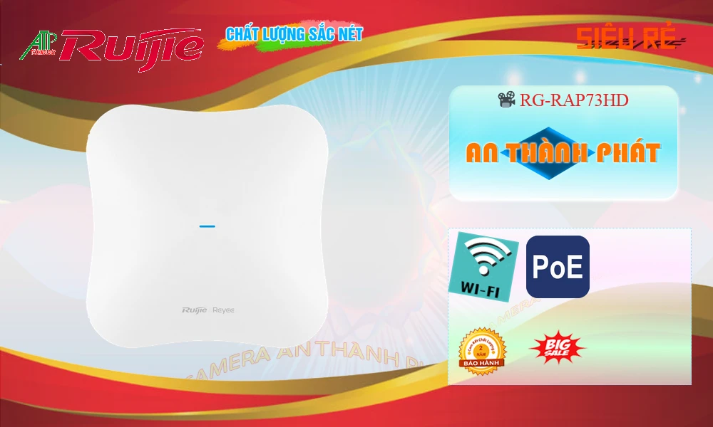 Thiết Bị Mạng Ruijie RG-RAP73HD Thiết Bị Mạng Ruijie RG-RAP73HD