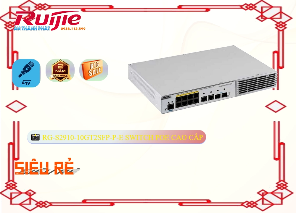 Hãng Ruijie RG-S2910-10GT2SFP-P-E,RG-S2910-10GT2SFP-P-E Đang giảm giá,RG-S2910-10GT2SFP-P-E Giá rẻ nhất,RG-S2910-10GT2SFP-P-E Công Nghệ POE  Giá rẻ nhất,RG-S2910-10GT2SFP-P-E Giá Khuyến Mãi,Nhà Phân Phối RG-S2910-10GT2SFP-P-E,Điểm bán RG-S2910-10GT2SFP-P-E,RG-S2910-10GT2SFP-P-E Đang giảm giá,RG-S2910-10GT2SFP-P-E Giá rẻ nhất
