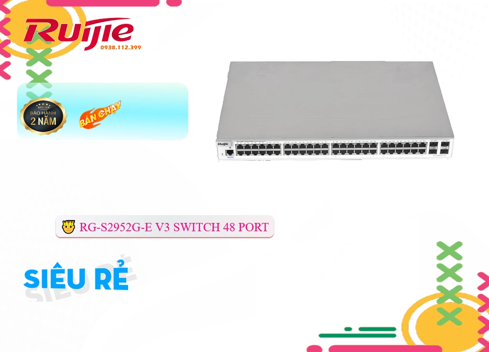 Bộ chia mạng RG-S2952G-E V3,giá kỹ thuật RG-S2952G-EV3,Giá kỹ thuật RG-S2952G-EV3, Bán Lỗ,RG-S2952G-EV3 tốt nhất,Giá Bán RG-S2952G-EV3,Địa Chỉ Bán RG-S2952G-EV3,thông số RG-S2952G-EV3, Chất lượng nhất,RG-S2952G-EV3 Giá Khuyến Mãi,RG-S2952G-EV3 Giá Hấp Dẫn,công nghê RG-S2952G-EV3,RG-S2952G-EV3 Giá rẻ nhất,RG-S2952G-EV3 bán uy tín,sale RG-S2952G-EV3