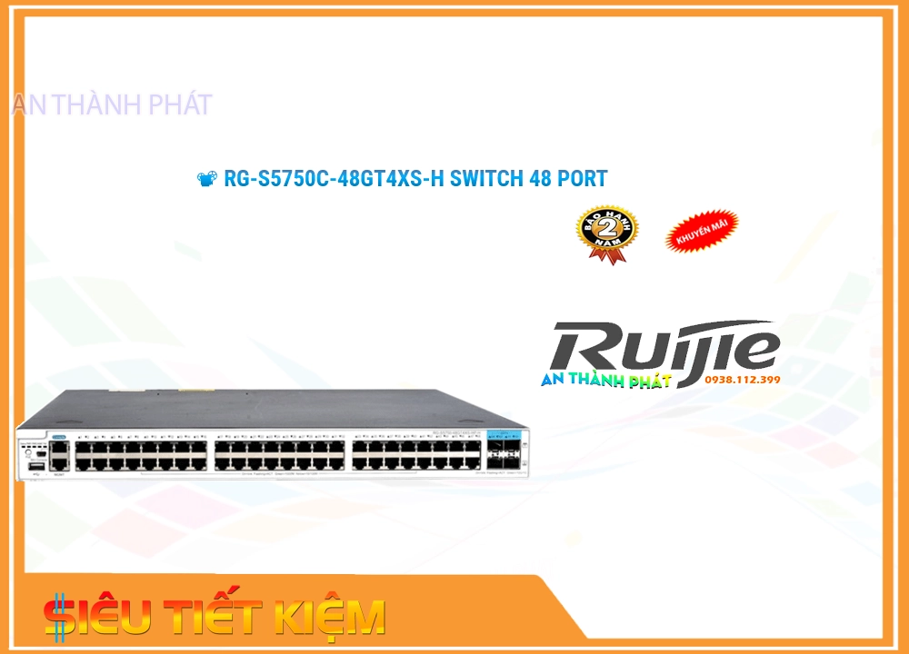 Bộ chia mạng RG-S5750C-48GT4XS-H Bộ chia mạng RG-S5750C-48GT4XS-H