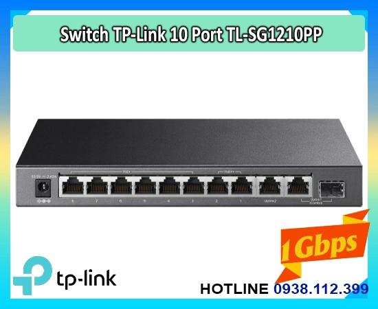 switch TL-SG1210PP, bộ chia mạng TL-SG1210PP, TL-SG1210PP PoE++, TL-SG1210PP PoE+ 123W, switch desktop TL-SG1210PP, switch PoE gigabit TL-SG1210PP, switch 10 cổng TL-SG1210PP